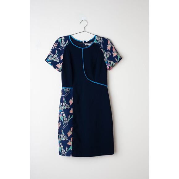 Jason Wu x RTR  Navy Floral Sheath - Picture 3 of 10